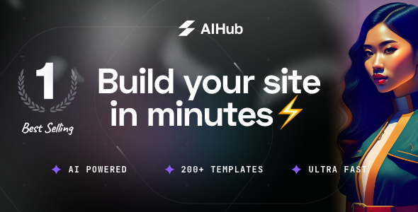 AIHub AI Powered Startup &amp; Technology WordPress Theme v1.3.3