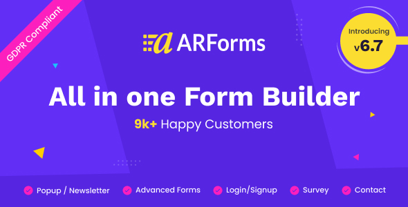 ARForms v6.7 + Addons