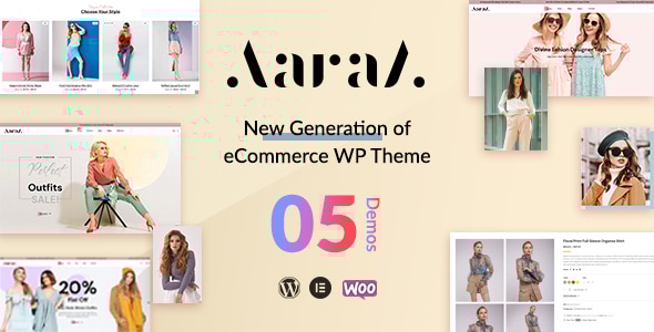 Aaraa Fashion Shop Theme v1.0.4