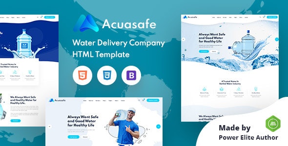 Acuasafe v1.0.1 - Drinking Water Delivery WordPress Theme