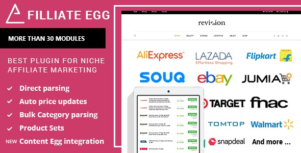 Affiliate Egg v10.9.16 - Niche Affiliate Marketing Wordpress Plugin