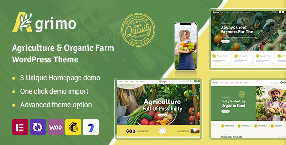 Agrica v1.0.1 - Agriculture WordPress Theme