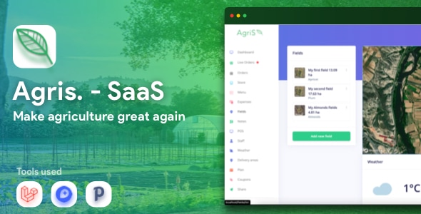 Agris - SaaS platform script for agriculture V.4.0.0