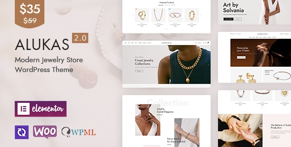 Alukas v2.0.1 - Modern Jewelry Store WordPress Theme