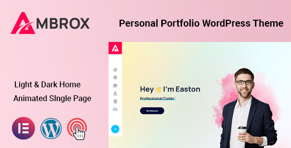 Ambrox Personal Portfolio Resume Theme v1.0.2