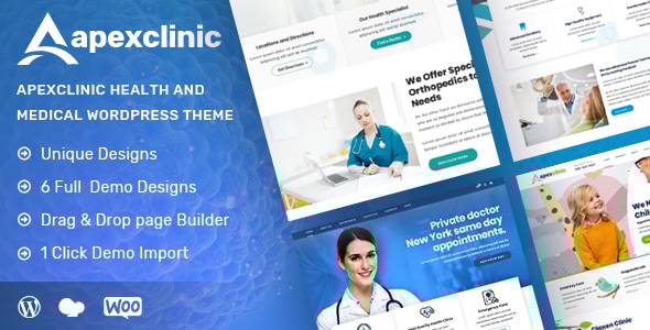 ApexClinic Health &amp; Medical Theme v1.3.4