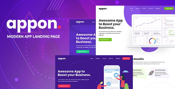 Appon v1.2.2 - App &amp; SaaS Software Theme