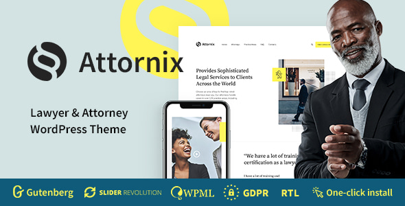 Attornix Lawyer WordPress Theme v1.1.1