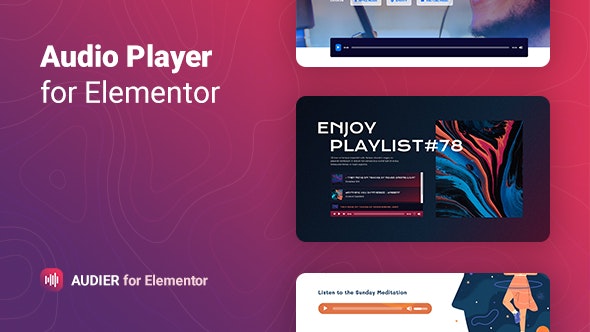 Audier Audio Player with Controls Builder for Elementor v1.0.4