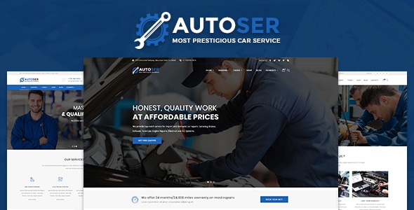 Autoser Car Repair and Auto Service Theme v1.1.1