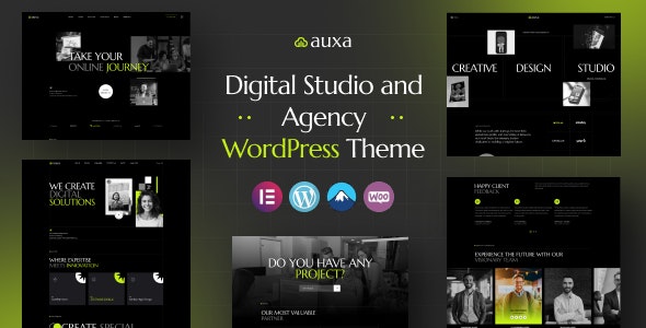 Auxa v1.0.0 - Digital Studio and Agency WordPress Theme