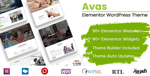 Avas v6.5.9 - Multi-Purpose WordPress Theme