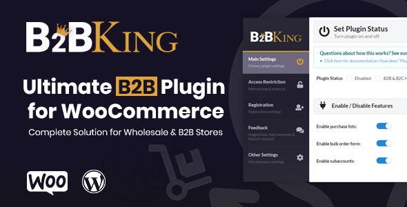 B2BKing v5.2.40 - The Ultimate WooCommerce B2B & Wholesale Plugin