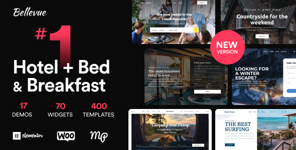 Bellevue Hotel + Bed and Breakfast Booking Calendar Theme v4.2.4