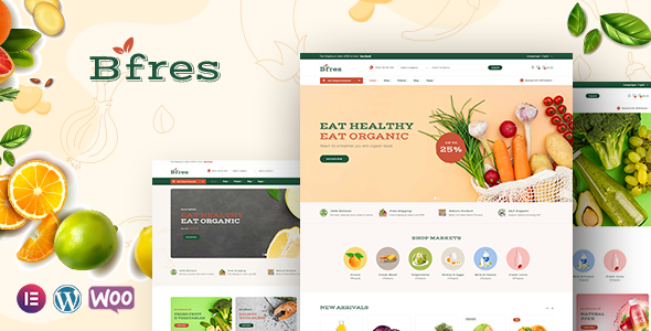 Bfres Organic Food WooCommerce Theme v1.0.5