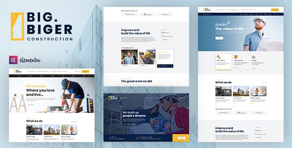 Bigger Construction WordPress Theme v1.0.13