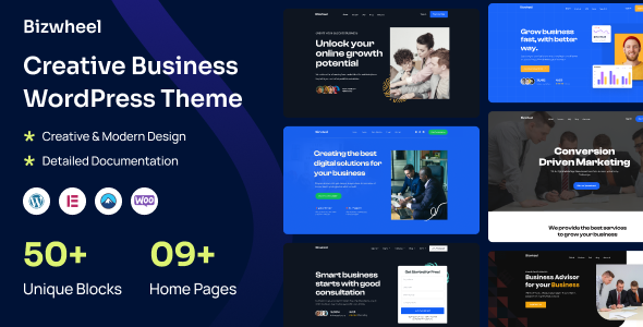 Bizwheel Creative Business WordPress Theme v2.1.0