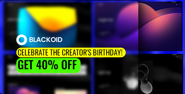 Blackoid v2.0.5 - Creative Portfolio Theme