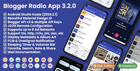 Blogger Radio App v3.1.0 - Blogger API
