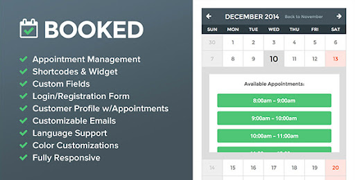 Booked Appointment Booking for WordPress v2.4.4