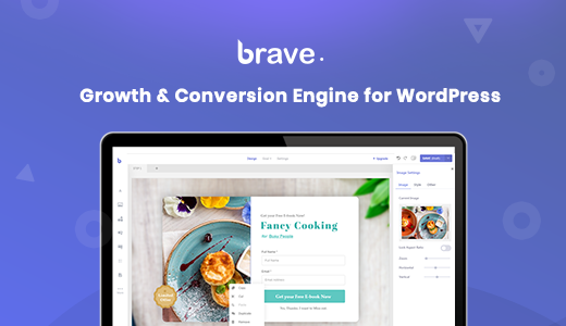 Brave v0.7.2 - Drag n Drop WordPress Popup, Optin, Lead Gen & Survey Builder