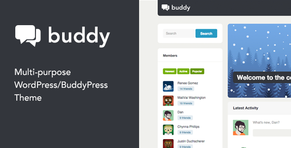 Buddy v2.23.1 - Multi-Purpose WordPress / BuddyPress Theme
