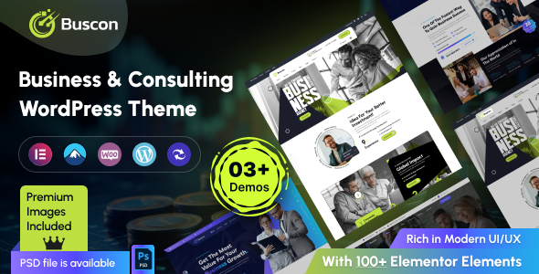 Buscon Consulting Business WordPress Theme v1.0.1