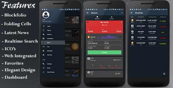 CCT v2.0 - Crypto Currency Tracker Android App
