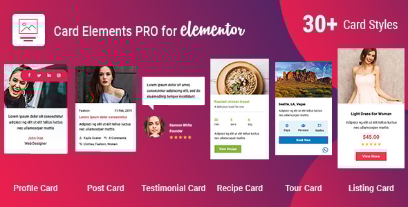 Card Elements Pro for Elementor v1.0.8