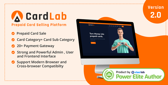 CardLab v2.0 - Prepaid Card Selling Platform