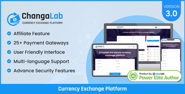 ChangaLab Currency Exchange WordPress Plugin v1.0