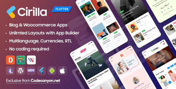 Cirilla v4.1.3 - Multipurpose Flutter App For Wordpress & Woocommerce