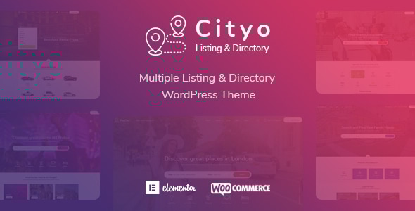 Cityo Multiple Listing Directory WordPress Theme v1.1.34