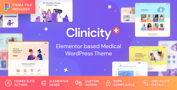 Clinicity v1.1.4 - Health & Medical Elementor Theme