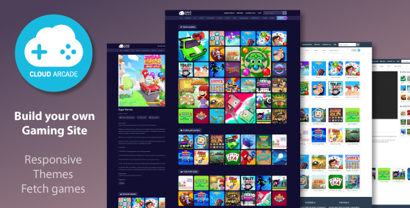 CloudArcade HTML5 / Web Game Portal CMS v1.9.0