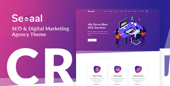 Coala SEO &amp; Digital Marketing WordPress Theme v1.3