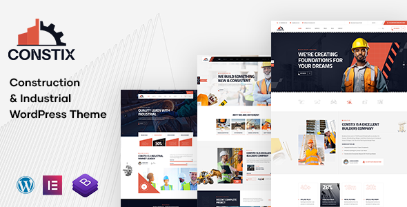 Constix Construction Factory &amp; Industrial WordPress Theme v1.0.2