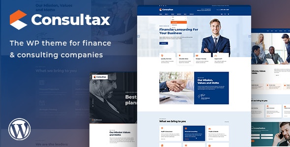 Consultax v1.2.2 - Financial &amp; Consulting WordPress Theme