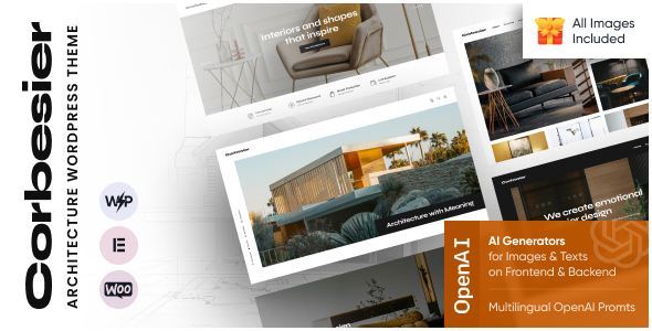 Corbesier Modern Architecture &amp; Interior Design WordPress Theme  v1.1.2