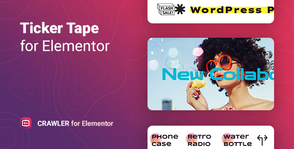 Crawler v1.0.6 - Ticker Plugin for Elementor