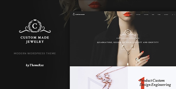 Custom Made Jewelry Manufacturer and Store WordPress Theme v1.1.14