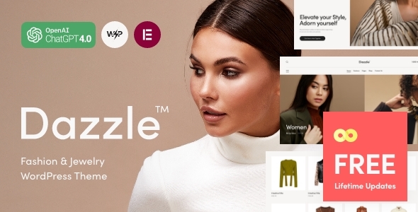 Dazzle Fashion &amp; Jewelry WordPress Theme v1.0