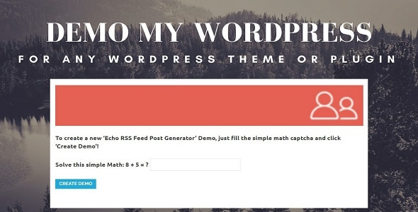 Demo My WordPress Temporary WordPress Install Creator v1.1.0