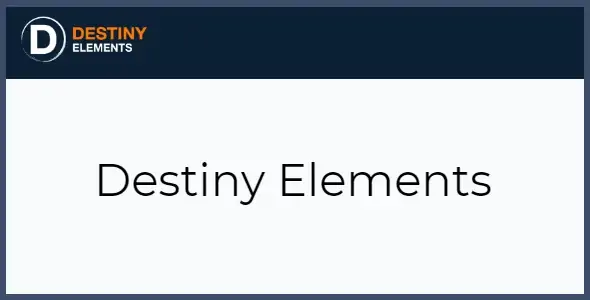Destiny Elements The #1 Element Addon for Breakdance v1.8.7