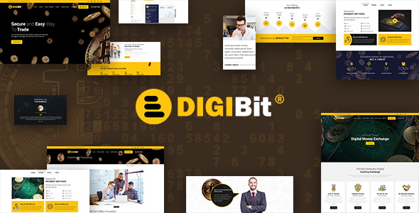 DigiBit Cryptocurrency Mining WordPress Theme v2.3
