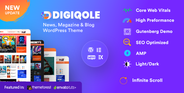Digiqole v2.2.1 - News Magazine WordPress Theme