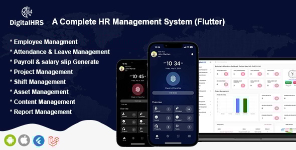 DigitalHR - A Complete HR Management System (Flutter) - 29 October 2024