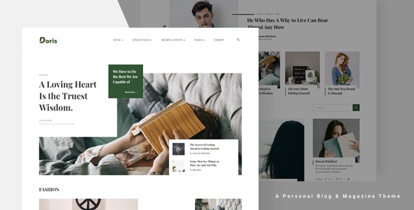 Doris Creative WordPress Blog and Magazine Theme v1.4