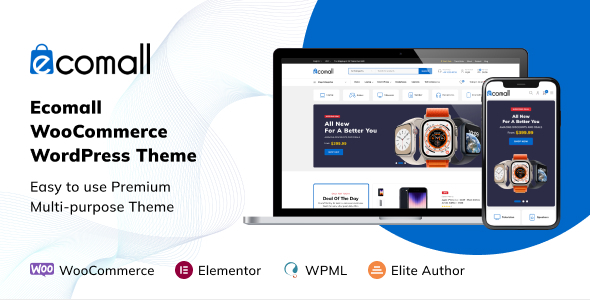 Ecomall v1.0.1 - Elementor Electronics WooCommerce Theme
