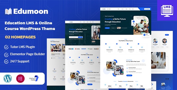 Edumoon v1.3 - Education LMS WordPress Theme